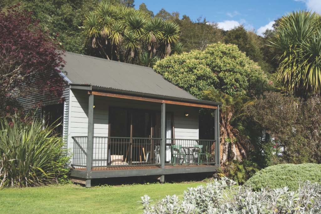 Guest villas nestled in nature